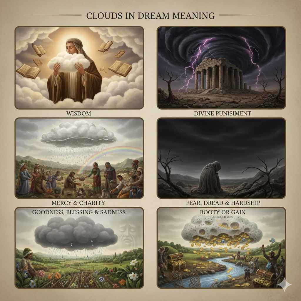 Eating a cloud in dream